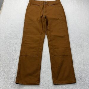 REI Cooperative Men's Brown Canvas Utility Pants Size 32x30 Workwear Carpenter